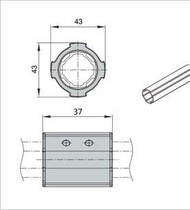 精益管旋轉(zhuǎn)套二維圖 精益管旋轉(zhuǎn)套二維圖